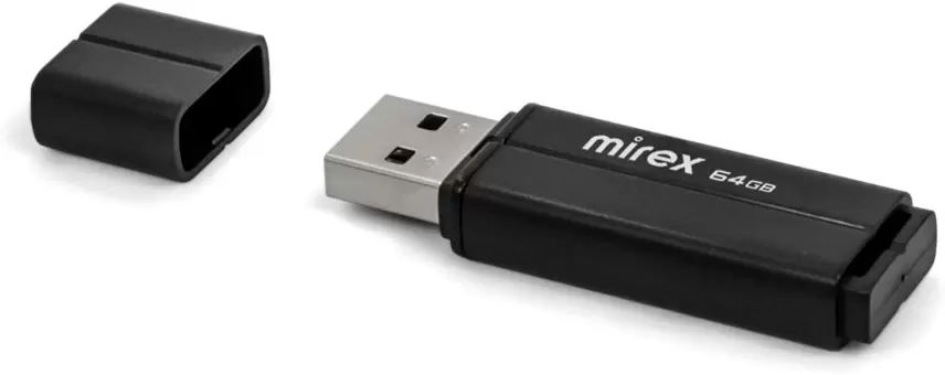 USB Flash Mirex Color Blade Line 64GB (черный) [13600-FMULBK64] фото